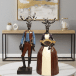 Deer Couple Sculpture