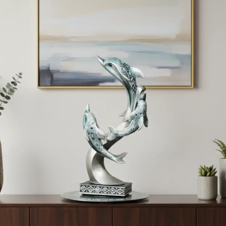 Dolphin Curve Decor