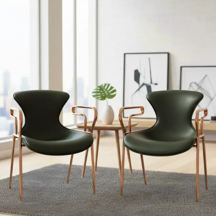 Metal Rose Gold Chair