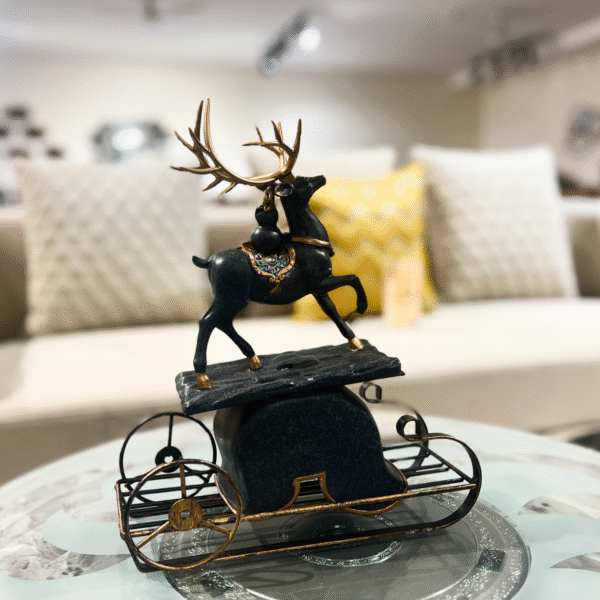 Black Sleigh Deer