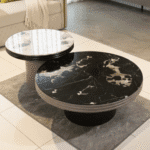 Black top coffee table