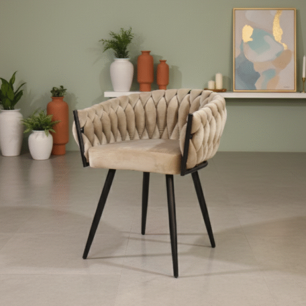 Ivory Fabric Chair
