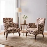 Earthy Foliage Accent Chair