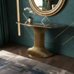 Gold Console Table