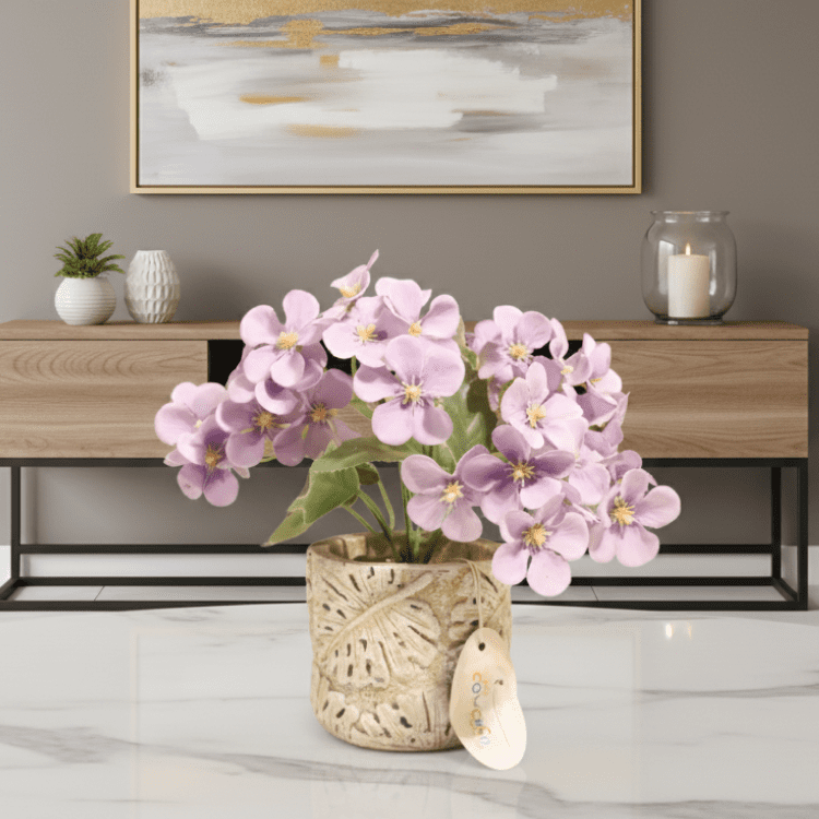 Artificial Lavender Pot