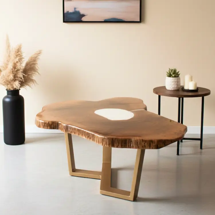 Resin Crest Coffee Table