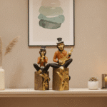 musical monkey showpiece set