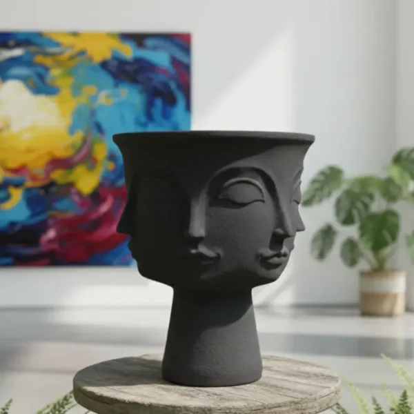 Echoform Face Vase