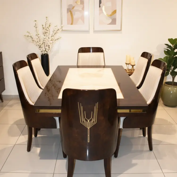 Inlay Crest Dining Set