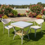 outdoor wicker dining set