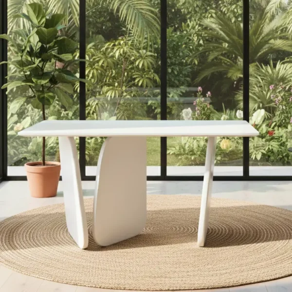 Sculptura White Console