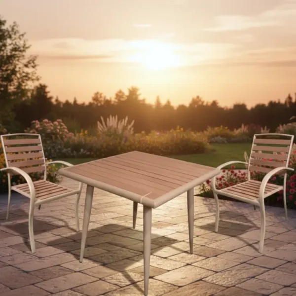 Wooden Table & Chair Set