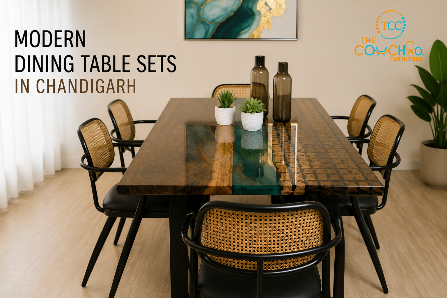 modern dining table set
